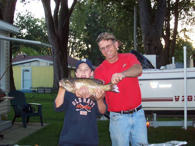 Dan's Big Bass almost 5lbs Aug.21, 2004