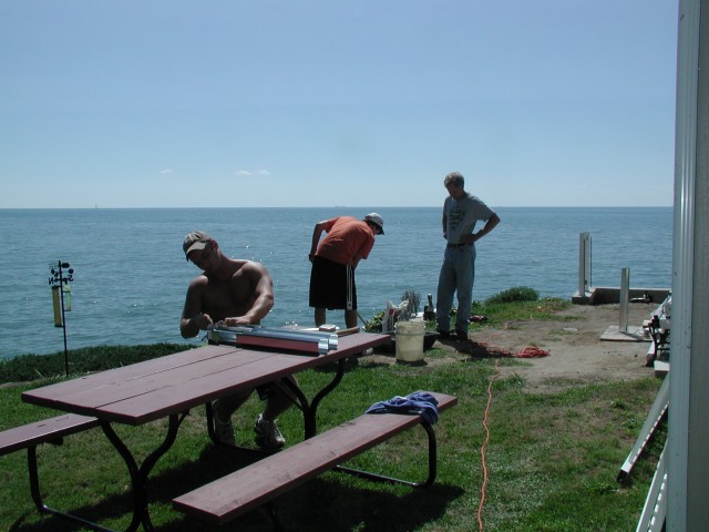 Labor Day work Crew  Billy, John, Dan