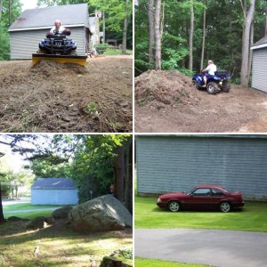 1987 Forester & my 4X4 quads.