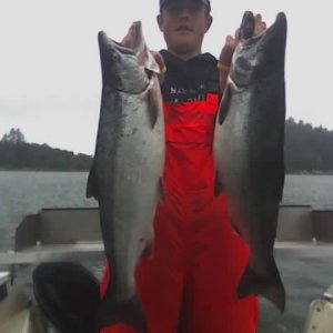 Ilwaco 2007 Some nice slivers (Coho)