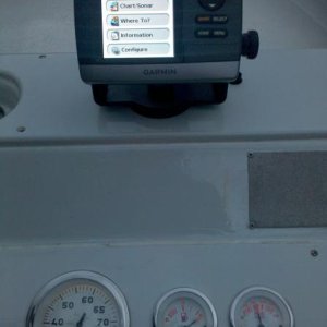 new gauges, Garmin nav&sounder