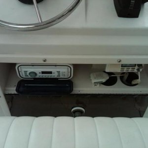 radio and vhf in a lock box