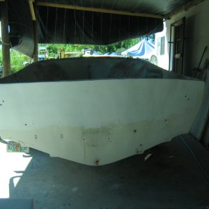 Full Transom - Getting Ready for Bracket