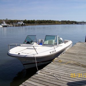 Docked at Capt. Pete's, Holden Beach NC