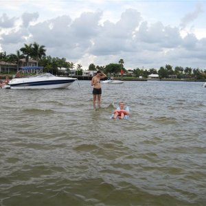 Top Of The Sandbar At Low Tide