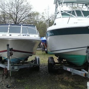 She's parked in a marina in NJ now... in some pretty company too.  Gonna bring her home this week.