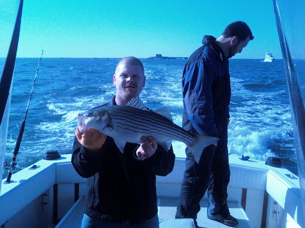 11/23/08 striper on buddys albemarle 27 at the cbbt