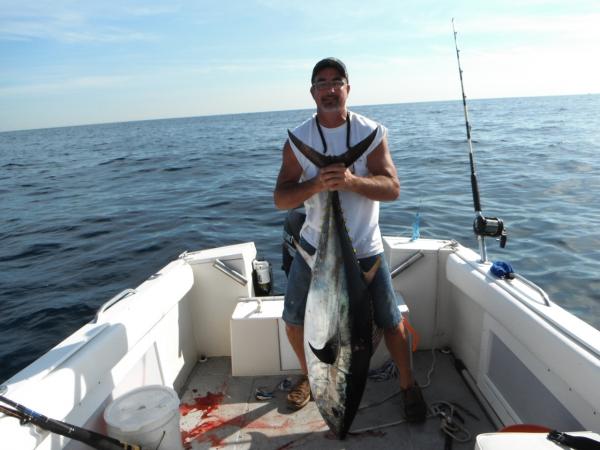 88 Lb Bluefin caught at Chicken Canyon