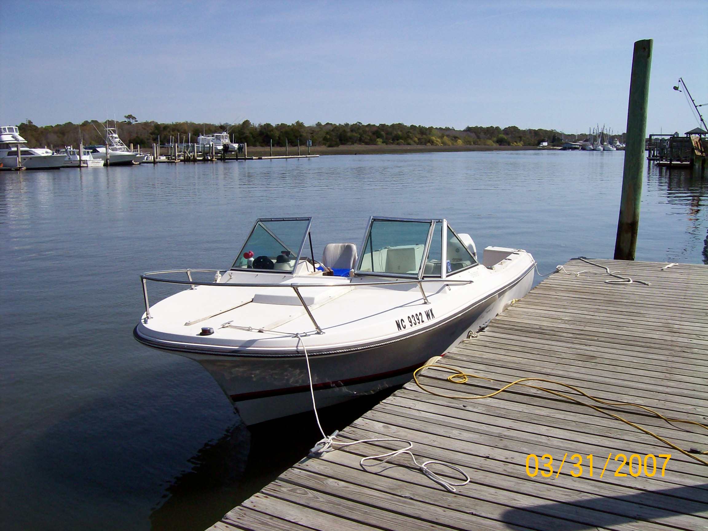 Docked at Capt. Pete's, Holden Beach NC