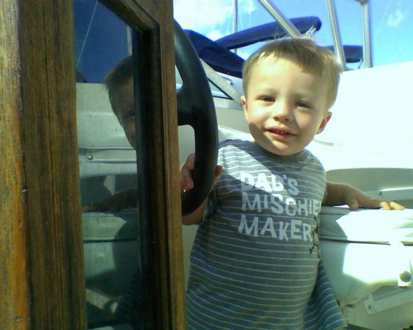 Fisherman in training