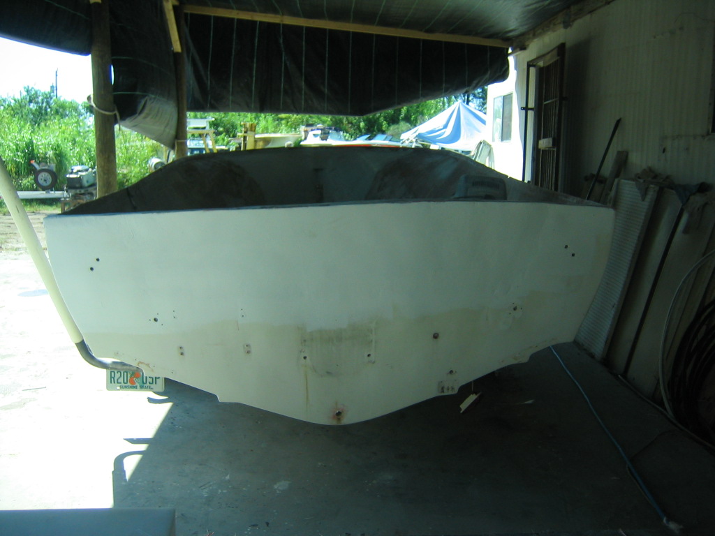 Full Transom - Getting Ready for Bracket