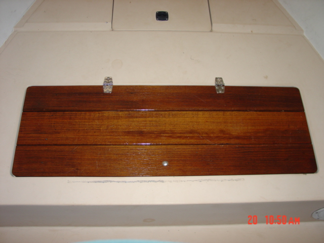 Revarnished hatch