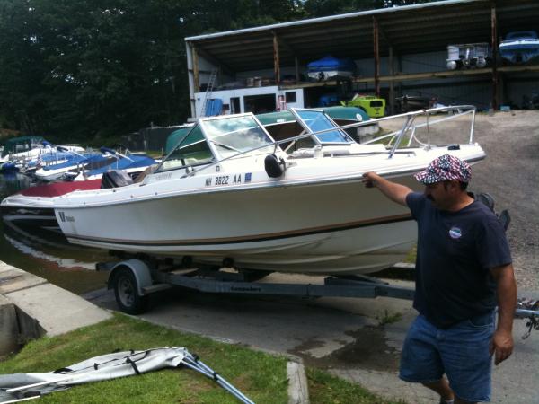 This was the day I took it for a spin with the boats' mechanic